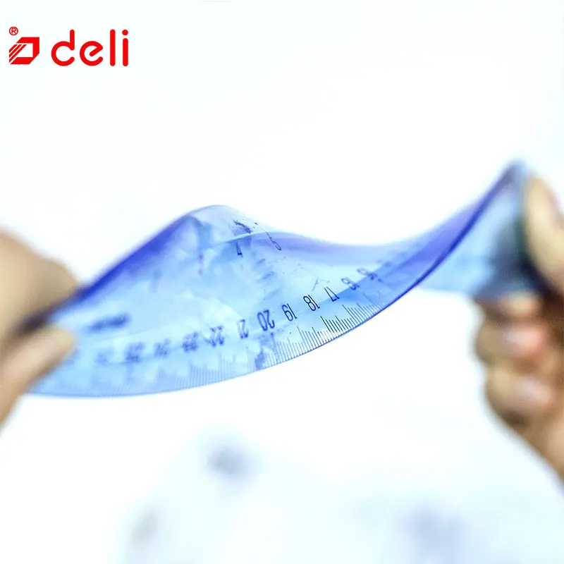 Deli Student Flexible Ruler Transparent Colors Triangle Ruler for Student Drawing Maths Geometry Rulers School & Office Supplies
Deli Student Flexible Ruler Transparent Colors Triangle Ruler for Student Drawing Maths Geometry Rulers School & Office Supplies