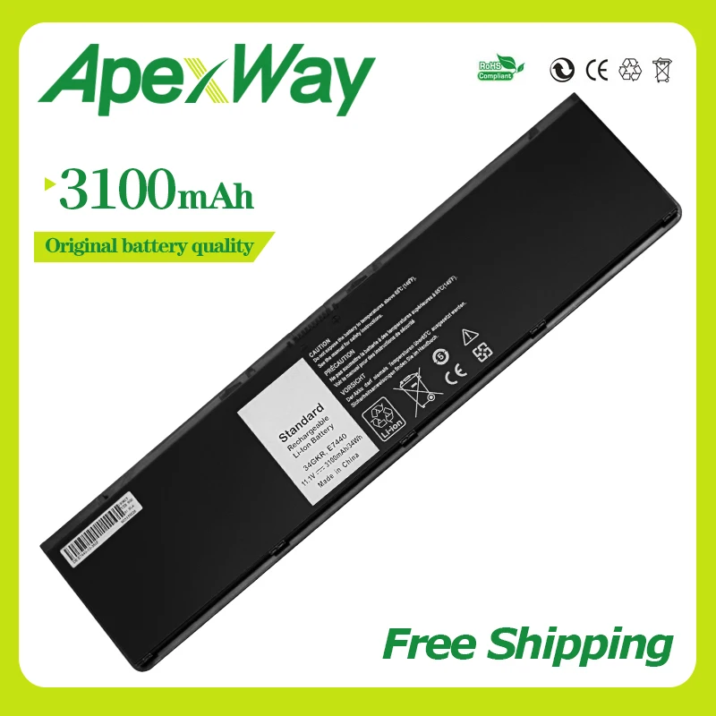 ApexWay 34Wh Battery for Dell 0KWFFN KWFFN VFV59 0VFV59 J31N7 PT1 X01 W57CV 0J31N7 451-BBFW 451-BBFX GVD76 HJ8KP NCVF0
ApexWay 34Wh Battery for Dell 0KWFFN KWFFN VFV59 0VFV59 J31N7 PT1 X01 W57CV 0J31N7 451-BBFW 451-BBFX GVD76 HJ8KP NCVF0