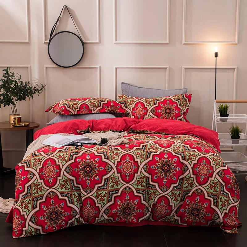 2017 New cotton Bedding Set 4pcs sanding Duvet Cover Sets Bed Linen Flat Bed Sheet Set Pillowcase Home Textile Drop Ship
2017 New cotton Bedding Set 4pcs sanding Duvet Cover Sets Bed Linen Flat Bed Sheet Set Pillowcase Home Textile Drop Ship