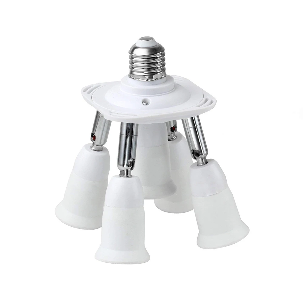 3/4/5 in 1 Light Socket Extender,E27/E26 Lamp Base Splitter Adapter Converter Adjustable Flexible Light Socket
3/4/5 in 1 Light Socket Extender,E27/E26 Lamp Base Splitter Adapter Converter Adjustable Flexible Light Socket
