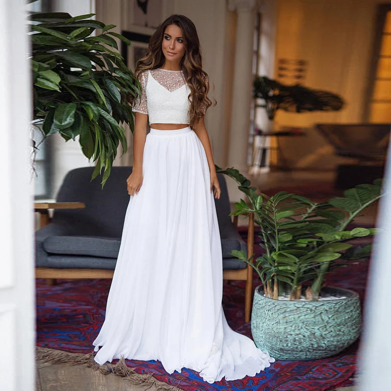 White Flowing Chiffon Long Wedding Skirts Summer Beach Boho Bridal Skirts Formal Women Skirts Sweep Train Zipper Up
White Flowing Chiffon Long Wedding Skirts Summer Beach Boho Bridal Skirts Formal Women Skirts Sweep Train Zipper Up