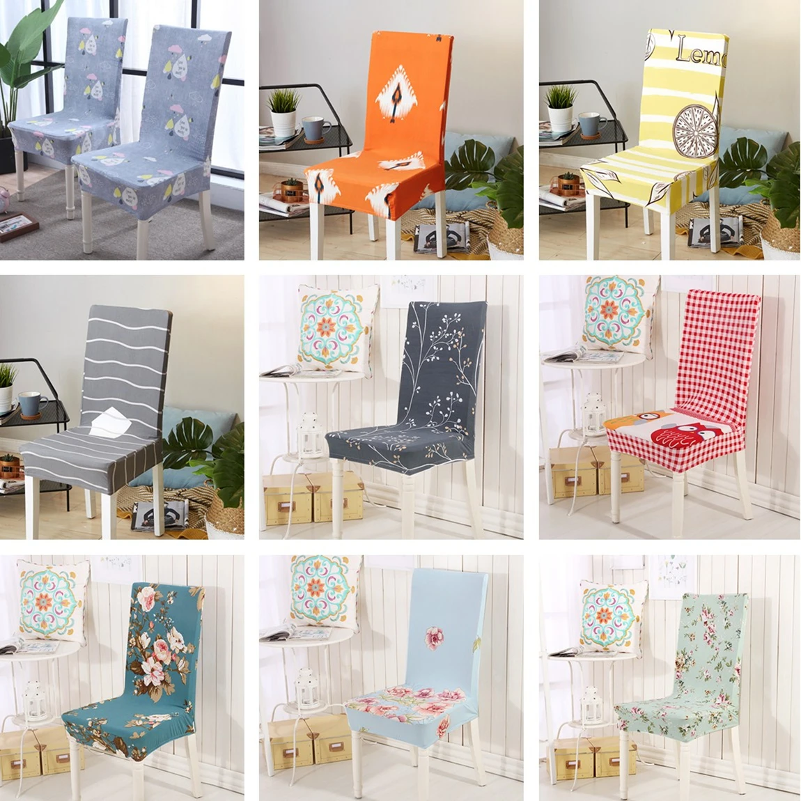 New Floral Print Letter Dining Chair Cover Spandex Elastic Anti-dirty Slipcovers Stretch Removable Hotel Banquet Seat Case
New Floral Print Letter Dining Chair Cover Spandex Elastic Anti-dirty Slipcovers Stretch Removable Hotel Banquet Seat Case