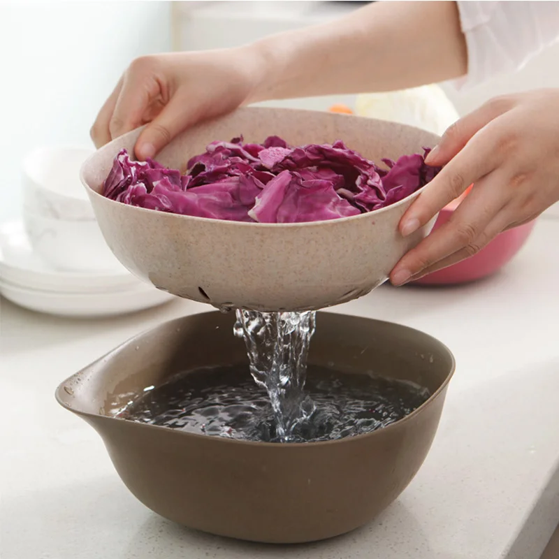 Plastic Basket Colander Fruit Vegetable Washing Basket Strainer Collapsible Drainer With Handle Kitchen Tool Double Layer
Plastic Basket Colander Fruit Vegetable Washing Basket Strainer Collapsible Drainer With Handle Kitchen Tool Double Layer