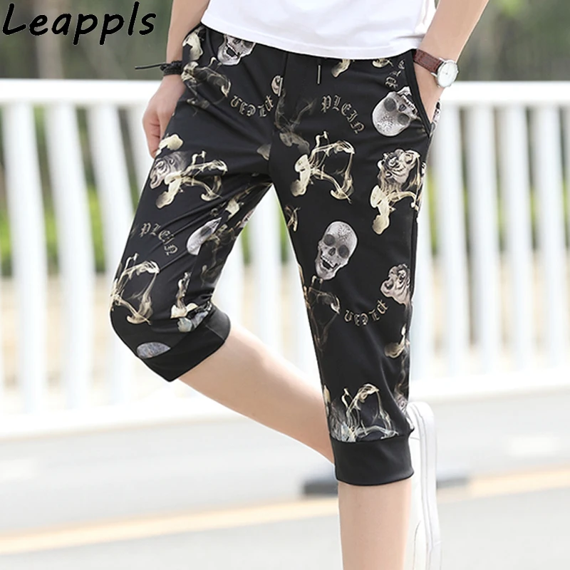 Leappls Plus size M-5XL Hawaii Calf-Length Pants Lightweight fashion Skull pattern Beach trousers men brand-clothing Summer new
Leappls Plus size M-5XL Hawaii Calf-Length Pants Lightweight fashion Skull pattern Beach trousers men brand-clothing Summer new