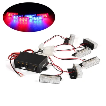 18LED Strobe Warning Light Car LED Flash Lamp for 12V Emergency Vehicles Car Styling Grille/Deck Head Lamp
18LED Strobe Warning Light Car LED Flash Lamp for 12V Emergency Vehicles Car Styling Grille/Deck Head Lamp