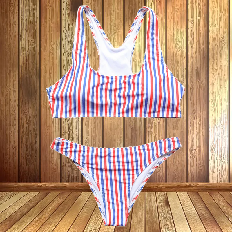 Swimwear Women 2018 Strapless Striped Swimsuit Bandage Sexy Low Waist Beach Wear Brazilian Thong Bikini Push Up Bathing Suit
Swimwear Women 2018 Strapless Striped Swimsuit Bandage Sexy Low Waist Beach Wear Brazilian Thong Bikini Push Up Bathing Suit