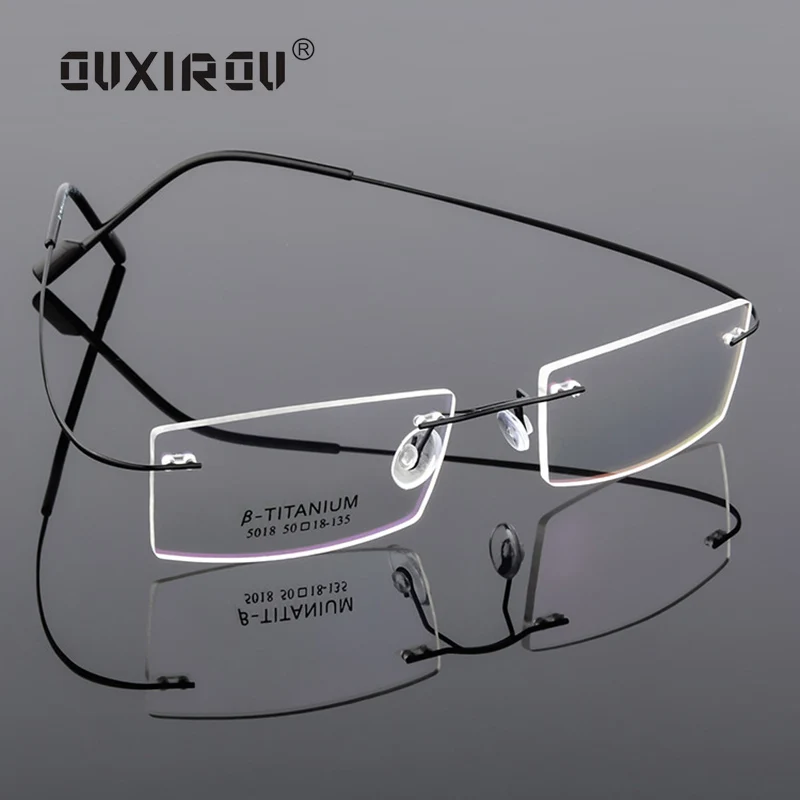 Fashion Memory Titanium Rimless Eyeglasses Women Men Lightweight Flexible Optical Glasses Frame Oculos De Grau Glasses s134
Fashion Memory Titanium Rimless Eyeglasses Women Men Lightweight Flexible Optical Glasses Frame Oculos De Grau Glasses s134