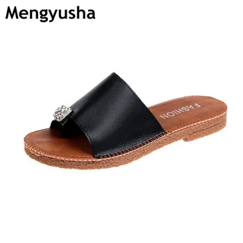 Flat slippers women fashion wear summer 2019 new women's shoes Korean flat with casual toe word cool slippers
Flat slippers women fashion wear summer 2019 new women's shoes Korean flat with casual toe word cool slippers