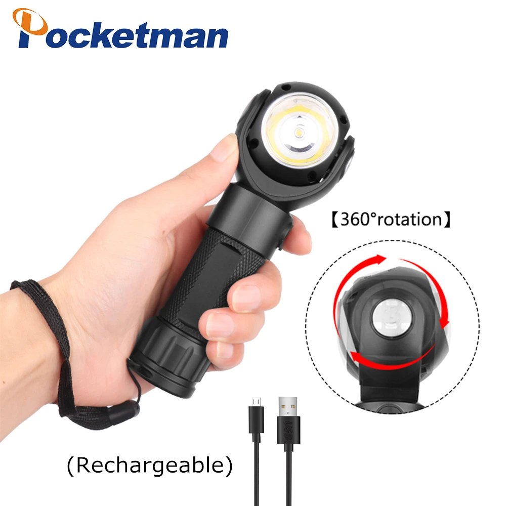 T6+COB led Flashlight Portable Work Light with Magnet 360 Degree Rotate lamp Waterproof Torch USB Rechargeable Outdoor z50
T6+COB led Flashlight Portable Work Light with Magnet 360 Degree Rotate lamp Waterproof Torch USB Rechargeable Outdoor z50