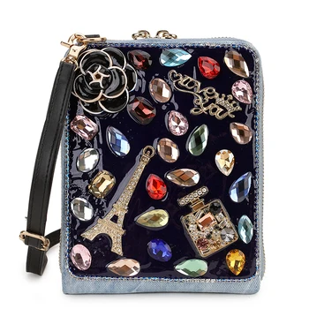 High Quality Red lip Tower Flower Denim Fashion Ladies Daily Shoulder Bag Handbag Clutch Bag Crossbody Mini Bag Female Pouch
High Quality Red lip Tower Flower Denim Fashion Ladies Daily Shoulder Bag Handbag Clutch Bag Crossbody Mini Bag Female Pouch