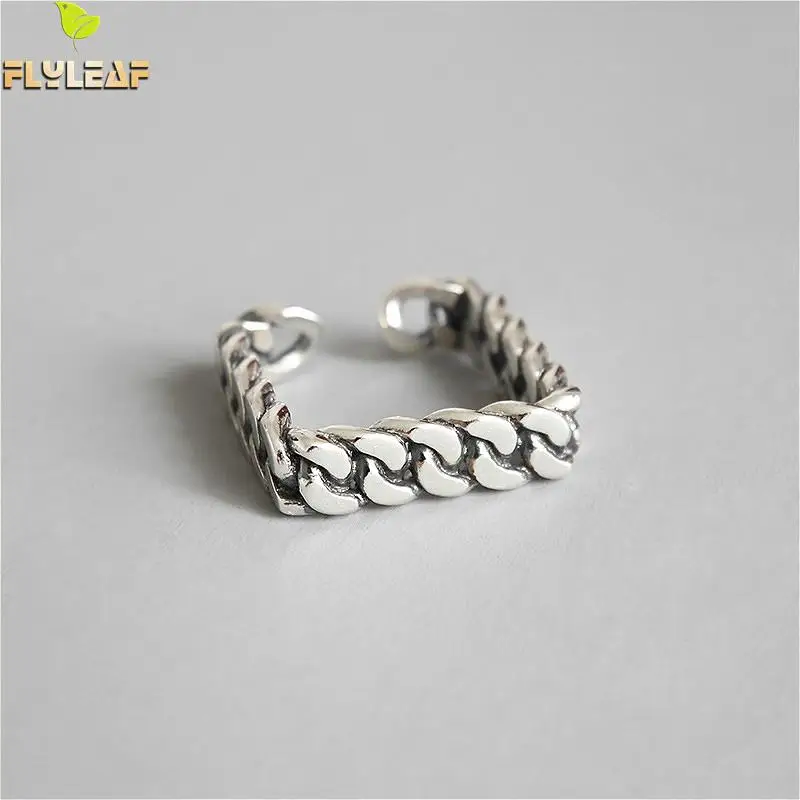 Flyleaf 925 Sterling Silver Rings For Women Geometric Creativity Square Femme Fashion Fine Jewelry Simple Open Ring Vintage
Flyleaf 925 Sterling Silver Rings For Women Geometric Creativity Square Femme Fashion Fine Jewelry Simple Open Ring Vintage