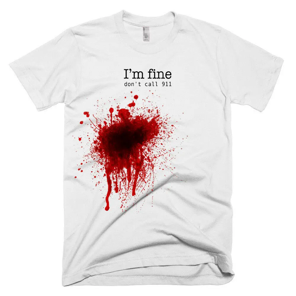 I'm Fine Sarcastic Zombie Blood Splatter Halloween Gift Tee - Men's T-SHIRTS cheap tee,2019 hot tees Hip Hop Tee Shirt
I'm Fine Sarcastic Zombie Blood Splatter Halloween Gift Tee - Men's T-SHIRTS cheap tee,2019 hot tees Hip Hop Tee Shirt