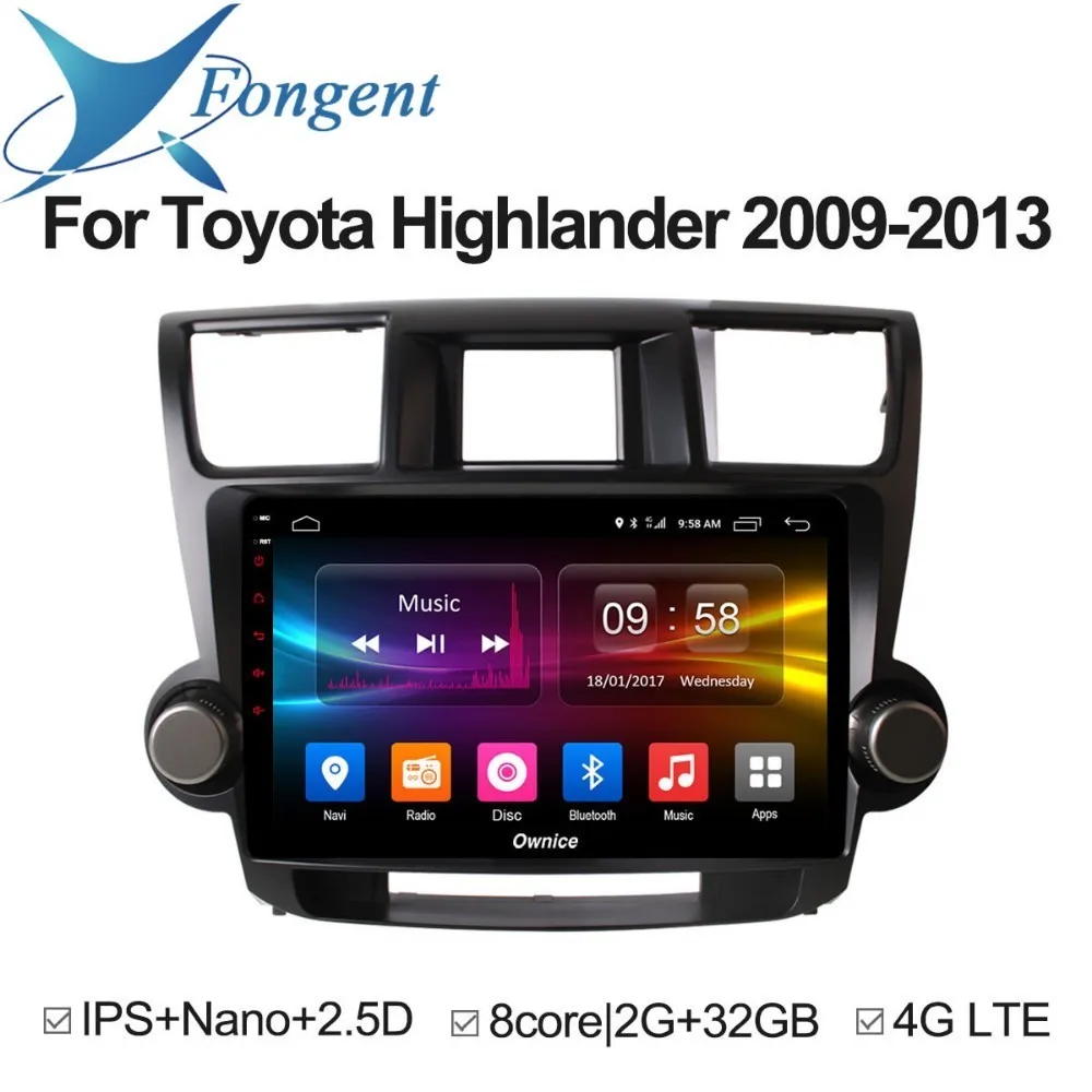 Intelligent Multimedia Player for Toyota HIGHLANDER 2009 2010 2012 2013 2014 2015 Car Radio GPS Navigator Android Unit DVD DVR
Intelligent Multimedia Player for Toyota HIGHLANDER 2009 2010 2012 2013 2014 2015 Car Radio GPS Navigator Android Unit DVD DVR