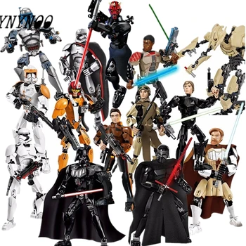 StarWars Finn Rey Poe Jango Fett Darth Vader Buildable Action Figure Model Building Blocks Toy With
StarWars Finn Rey Poe Jango Fett Darth Vader Buildable Action Figure Model Building Blocks Toy With