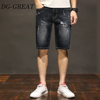 2019 Summer New Men's Stretch Short Jeans Fashion Casual Slim Fit High Quality Elastic Denim Shorts Male Brand Clothes Plus Size
2019 Summer New Men's Stretch Short Jeans Fashion Casual Slim Fit High Quality Elastic Denim Shorts Male Brand Clothes Plus Size
