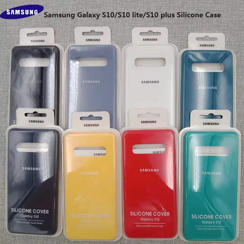 Original Samsung Galaxy S10 Case galaxy S10 Plus S10e Silky Silicone phone bag full back protective cover for S10 + S10 lite
Original Samsung Galaxy S10 Case galaxy S10 Plus S10e Silky Silicone phone bag full back protective cover for S10 + S10 lite