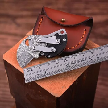 2019 Multifunctional Edc Mini Tool. Damascus Mechanical Coin Cutter. Unpacking Knife, Cutting Rope Carry-on Key Ring Pendant
2019 Multifunctional Edc Mini Tool. Damascus Mechanical Coin Cutter. Unpacking Knife, Cutting Rope Carry-on Key Ring Pendant