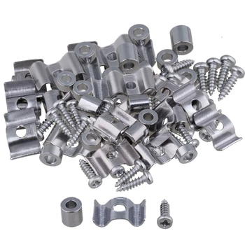 Yibuy 40 pcs Guitar Replacement Spacer & Screw Chrome Finish String Tree Retainer
Yibuy 40 pcs Guitar Replacement Spacer & Screw Chrome Finish String Tree Retainer