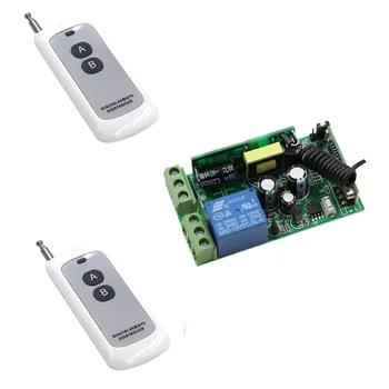 AC 85V 125V 240V 250V Wireless Remote Control Switch Remote Light Power Switch Remote ON/OFF Receiver Long Range Transmitter
AC 85V 125V 240V 250V Wireless Remote Control Switch Remote Light Power Switch Remote ON/OFF Receiver Long Range Transmitter