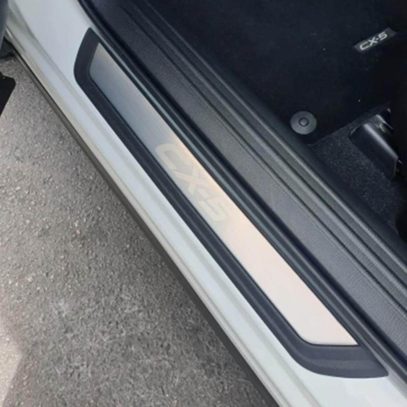 Stainless Steel For Mazda CX-5 CX5 2017 2018 2019 2020 Door Sill Trim Protectors Guard Cover Trim Car Styling accessories 4pcs
Stainless Steel For Mazda CX-5 CX5 2017 2018 2019 2020 Door Sill Trim Protectors Guard Cover Trim Car Styling accessories 4pcs