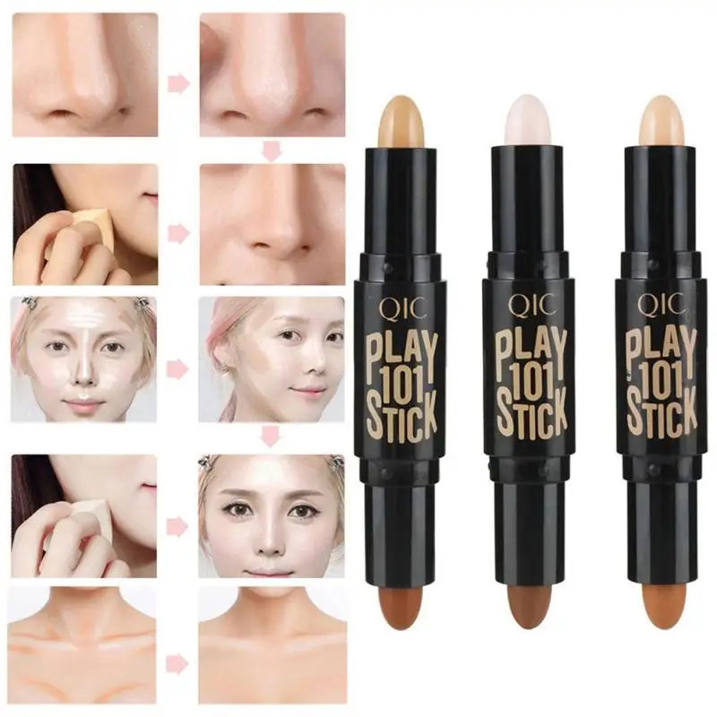 Makeup Natural Cream Face Eye Foundation Concealer Double head Highlight Contour Pen Stick Shadow Concealment Concealer Pen
Makeup Natural Cream Face Eye Foundation Concealer Double head Highlight Contour Pen Stick Shadow Concealment Concealer Pen