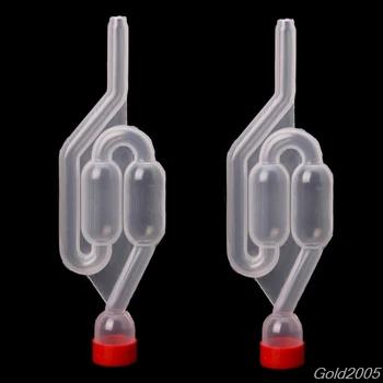 2Pcs Air Lock Bubble Grommet Exhaust Water Seal Valve for Beer Wine Making S-Shape with Cork Beer Wine Making G25 DropShip
2Pcs Air Lock Bubble Grommet Exhaust Water Seal Valve for Beer Wine Making S-Shape with Cork Beer Wine Making G25 DropShip