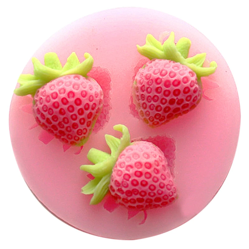 Strawberry silicone baking forms Fondant Cake Chocolate Soap Sugar Craft Mold Mould Cutter Silicone Tools DIY Cupcake
Strawberry silicone baking forms Fondant Cake Chocolate Soap Sugar Craft Mold Mould Cutter Silicone Tools DIY Cupcake