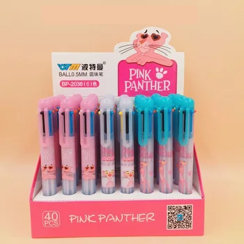 1 Lot=40pcs 6 Colors Muticolor Ballpoint Pen Panther Cartoon Students Favors School Mark Pen Painting Creative Stationery
1 Lot=40pcs 6 Colors Muticolor Ballpoint Pen Panther Cartoon Students Favors School Mark Pen Painting Creative Stationery