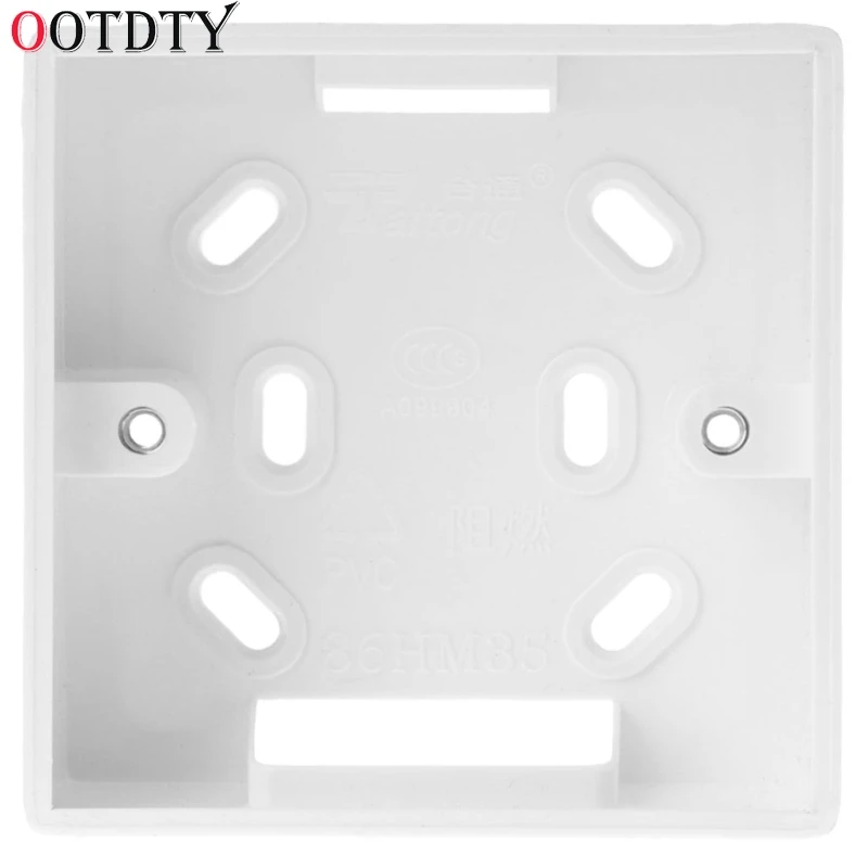 OOTDTY 86*86mm Wall Mounted Junction Box for Thermostat Temperature Controller Box Case
OOTDTY 86*86mm Wall Mounted Junction Box for Thermostat Temperature Controller Box Case