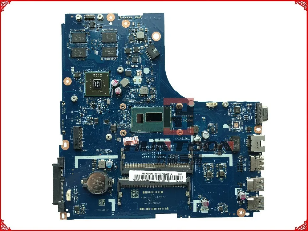 Wholesale Brand New 5B20G46186 for Lenovo Ideapad B50-70 Laptop Motherboard LA-B091P SR1EB I7-4510U R5 M230 2GB Fully Tested
Wholesale Brand New 5B20G46186 for Lenovo Ideapad B50-70 Laptop Motherboard LA-B091P SR1EB I7-4510U R5 M230 2GB Fully Tested