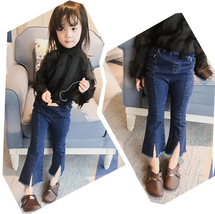 Spring baby girls bell-bottom trousers kids Elastic Waist fashion furcal jeans girl Flare Costume Fashion Kids Vintage Jeans
Spring baby girls bell-bottom trousers kids Elastic Waist fashion furcal jeans girl Flare Costume Fashion Kids Vintage Jeans