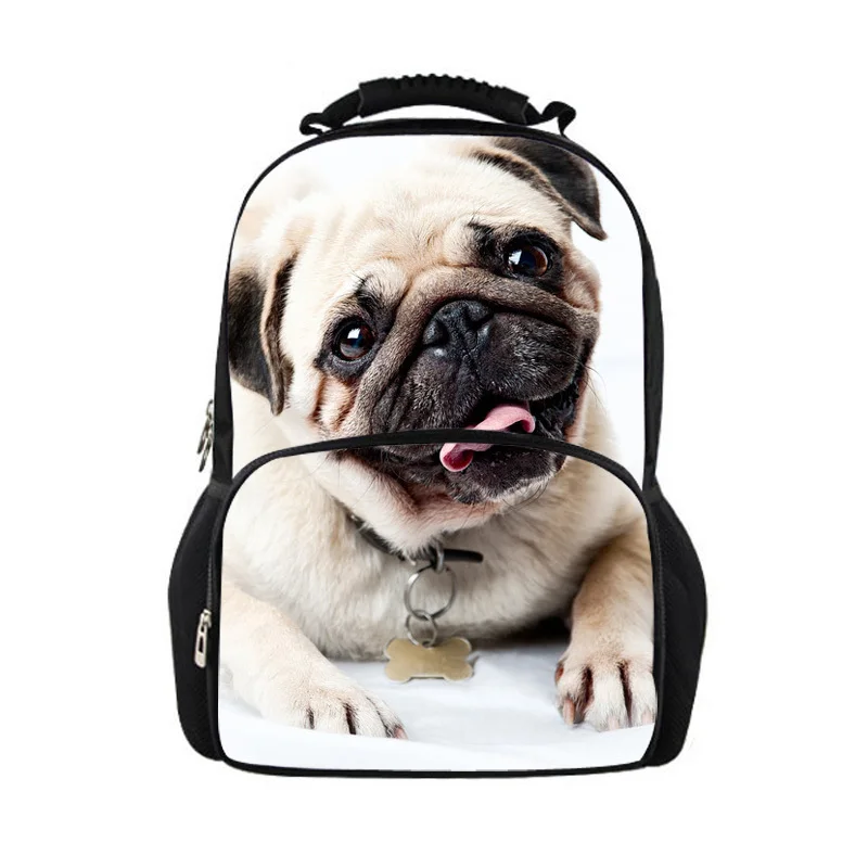 3D Animal Children School Bags for Girls Cute Pug Dog Print Teenager Schoolbag College Students Fashion Kids Casual Travel Bags
3D Animal Children School Bags for Girls Cute Pug Dog Print Teenager Schoolbag College Students Fashion Kids Casual Travel Bags