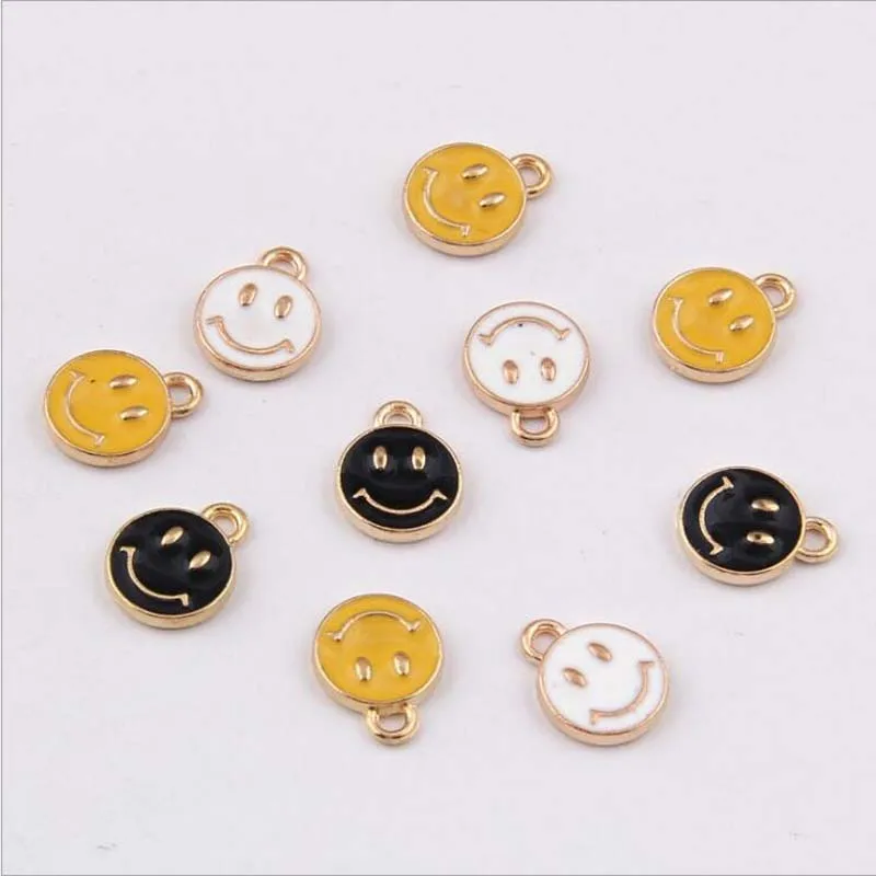 30 шт./лот, подвеска из сплава с эмалью Smile, подходит для браслетов и ожерелий DIY
30 шт./лот, подвеска из сплава с эмалью Smile, подходит для браслетов и ожерелий DIY