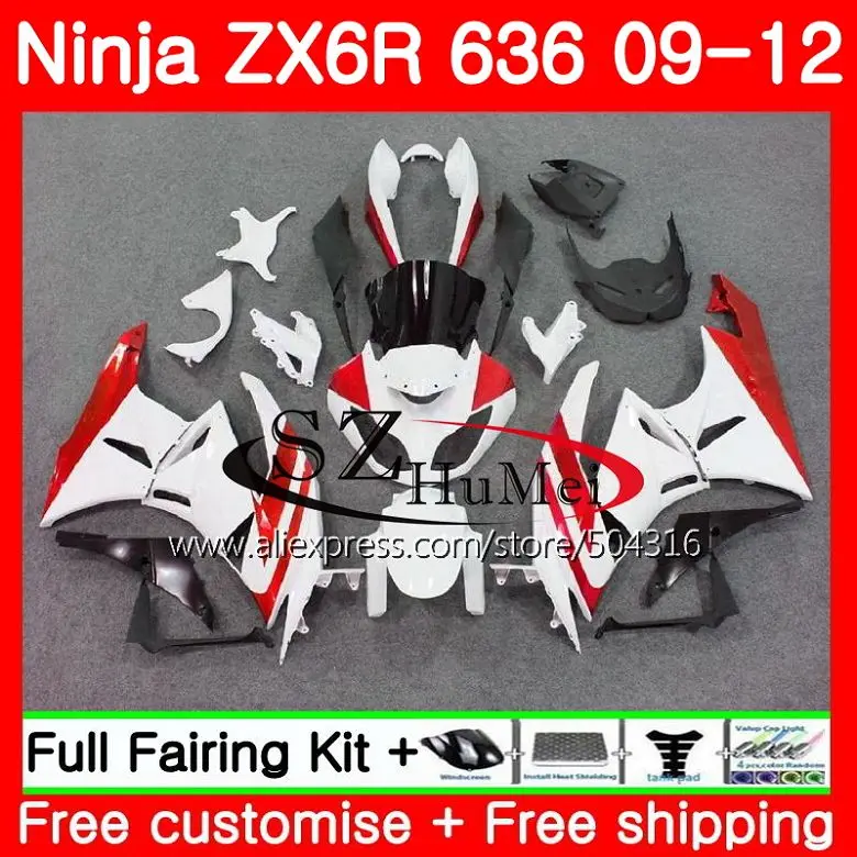 Bodys For KAWASAKI NINJA ZX636 ZX-6R ZX-636 600CC 7SH12 white red ZX6R 09 10 11 12 ZX 636 ZX 6R 2009 2010 2011 2012 Fairings
Bodys For KAWASAKI NINJA ZX636 ZX-6R ZX-636 600CC 7SH12 white red ZX6R 09 10 11 12 ZX 636 ZX 6R 2009 2010 2011 2012 Fairings