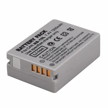 1Pcs 1200mAh NB-10L NB10L NB 10L Replacement Batteries Pack for Canon G1X G15 G16 SX40HS SX50HS SX60HS SX40 SX50 SX60 HS Bateria
1Pcs 1200mAh NB-10L NB10L NB 10L Replacement Batteries Pack for Canon G1X G15 G16 SX40HS SX50HS SX60HS SX40 SX50 SX60 HS Bateria