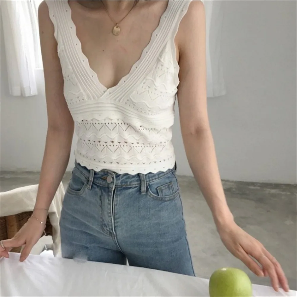 2019 New Women Sexy Knit Short Top Bustier Multicolor Summer Slim Stretchy Sleeveless Cropped Blusas Vest Tank Top Camisole
2019 New Women Sexy Knit Short Top Bustier Multicolor Summer Slim Stretchy Sleeveless Cropped Blusas Vest Tank Top Camisole
