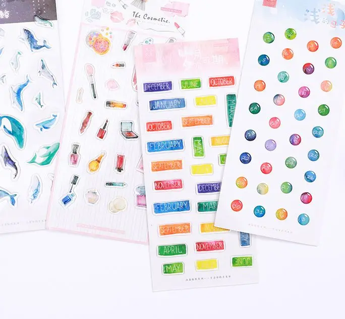 Colorful Days Mini PVC Decoration Sticker 9*21cm Cartoons Numbers Letters Flowers Universe DIY Journal Diary Supplies 1 Piece
Colorful Days Mini PVC Decoration Sticker 9*21cm Cartoons Numbers Letters Flowers Universe DIY Journal Diary Supplies 1 Piece