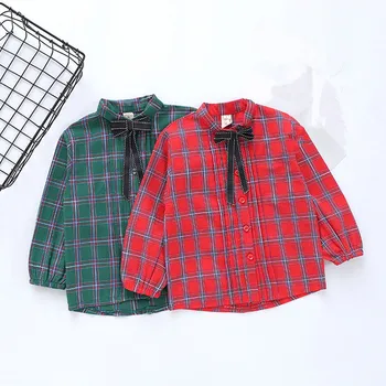 2018 Girls Spring Autumn Print Plaid Long Sleeve Party Blouse Girls School Shirts Child Princess Cute Bow Clothes Kid Clothing
2018 Girls Spring Autumn Print Plaid Long Sleeve Party Blouse Girls School Shirts Child Princess Cute Bow Clothes Kid Clothing