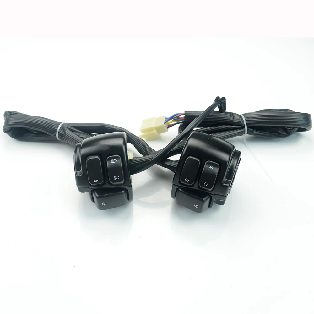 Headlight Turn Signal Ignition Horn Switch Control Sets For Harley Dyna XL Sporster Glide 1" 25mm diameter handle bar
Headlight Turn Signal Ignition Horn Switch Control Sets For Harley Dyna XL Sporster Glide 1" 25mm diameter handle bar