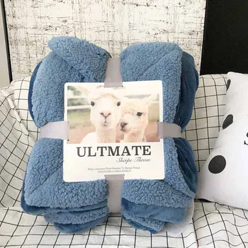 Lannidaa Home Textiles Winter Lamb Cashmere Blanket Thick Double Wool Throw Blankets For Sofa Bed Super Soft Plush Plaid Blanket
Lannidaa Home Textiles Winter Lamb Cashmere Blanket Thick Double Wool Throw Blankets For Sofa Bed Super Soft Plush Plaid Blanket