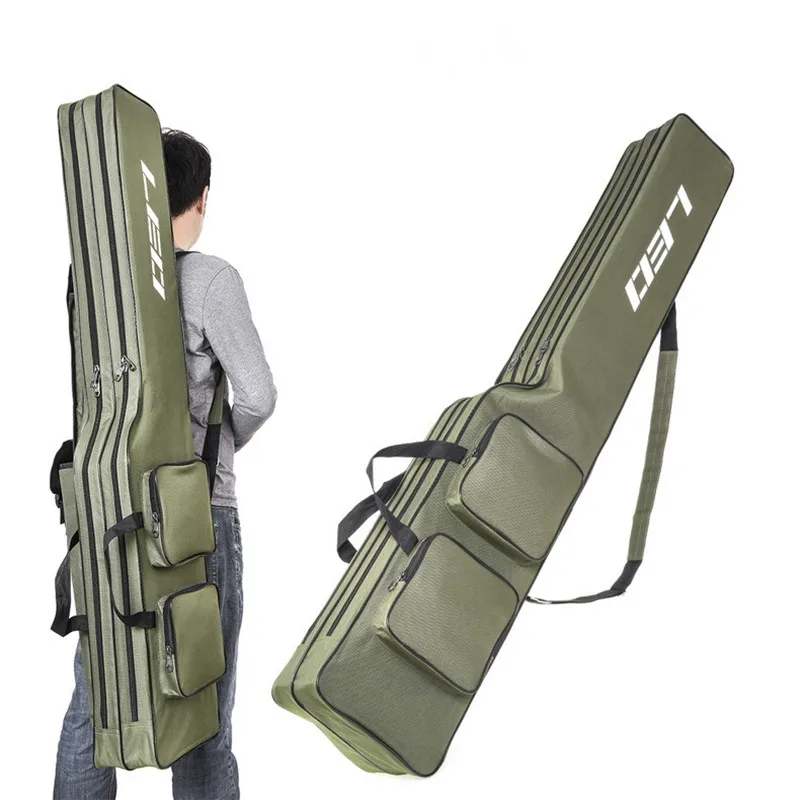 Outdoor Double-layered Fishing Rod Bag Folding Zipped Fish Poles Carrier Storage Pouch
Outdoor Double-layered Fishing Rod Bag Folding Zipped Fish Poles Carrier Storage Pouch