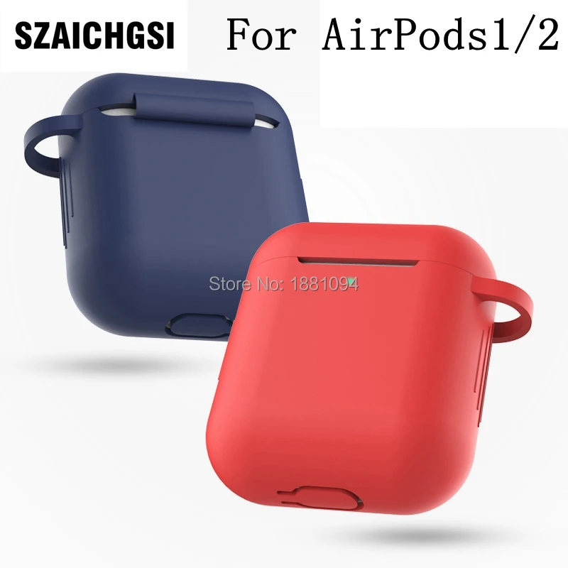 wholesale 100pcs/lot new Case Protective Silicone Cover Skin for Apple Airpods 1/2 Bluetooth Earphone Case Accessories
wholesale 100pcs/lot new Case Protective Silicone Cover Skin for Apple Airpods 1/2 Bluetooth Earphone Case Accessories