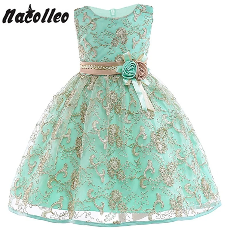 Kids Princess Dress for Girls Golden thread Embroidery Weave Belt Sleeveless Baby Flower Girl Wedding Party Christmas Costumes
Kids Princess Dress for Girls Golden thread Embroidery Weave Belt Sleeveless Baby Flower Girl Wedding Party Christmas Costumes