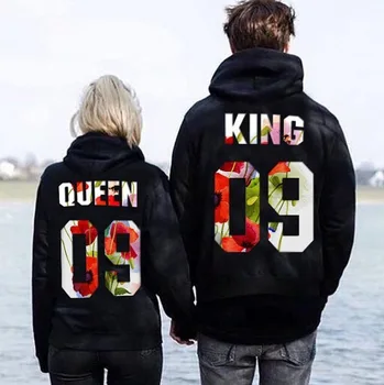 Unisex Funny Hoodie QUEEN KING Print Women Cotton Casual Lady Girl Men Top Hipster Couples Dress Streetwear Sweatershirt
Unisex Funny Hoodie QUEEN KING Print Women Cotton Casual Lady Girl Men Top Hipster Couples Dress Streetwear Sweatershirt
