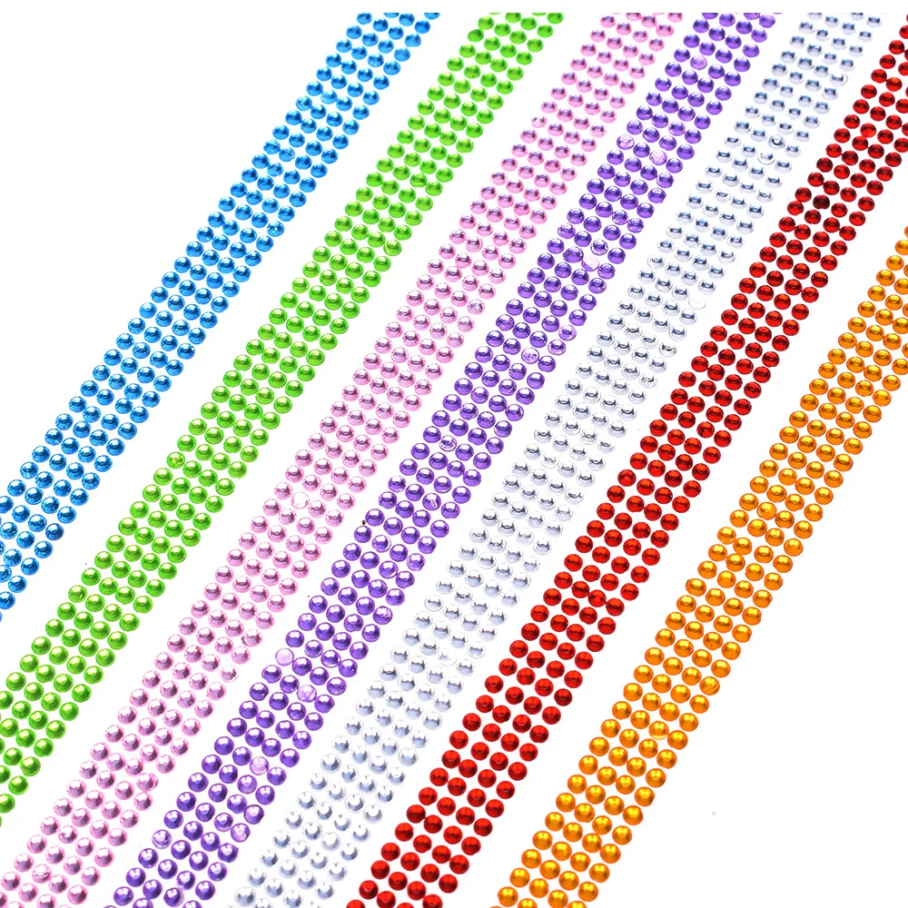 Crystal Colorful Acrylic Rhinestone Sticker Self-Adhesive Stick On Tape DIY Stickers for Scrapbooking Decoration Arts Supplies
Crystal Colorful Acrylic Rhinestone Sticker Self-Adhesive Stick On Tape DIY Stickers for Scrapbooking Decoration Arts Supplies