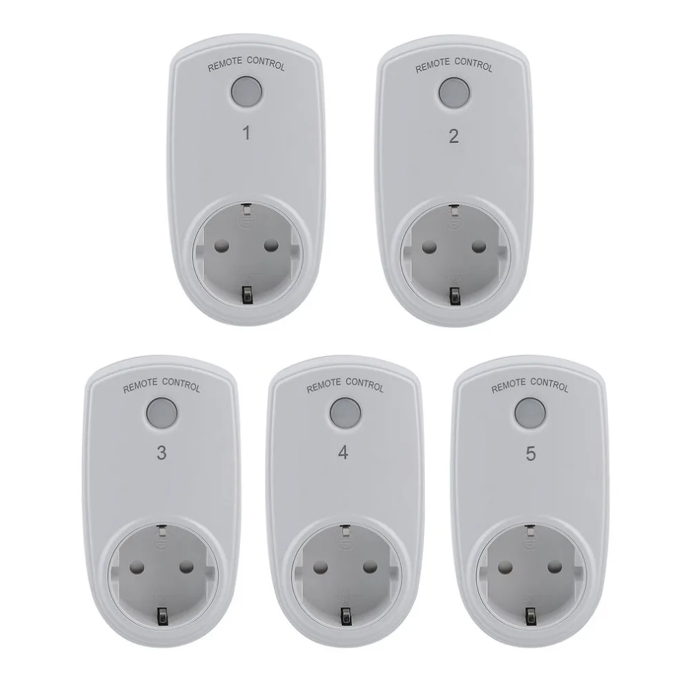 5PCS/SET Remote Timer Germany Plugs Sockets Outlets With Controller For Household Appliances Smart Home Device With EU Plug
5PCS/SET Remote Timer Germany Plugs Sockets Outlets With Controller For Household Appliances Smart Home Device With EU Plug