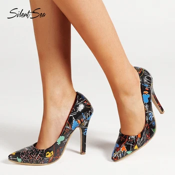 Silentsea Woman High Heels Marble Pattern Pumps Pointed Toe Sexy High Heel Wedding Stilettos Shoes female fashion heeled shoes
Silentsea Woman High Heels Marble Pattern Pumps Pointed Toe Sexy High Heel Wedding Stilettos Shoes female fashion heeled shoes