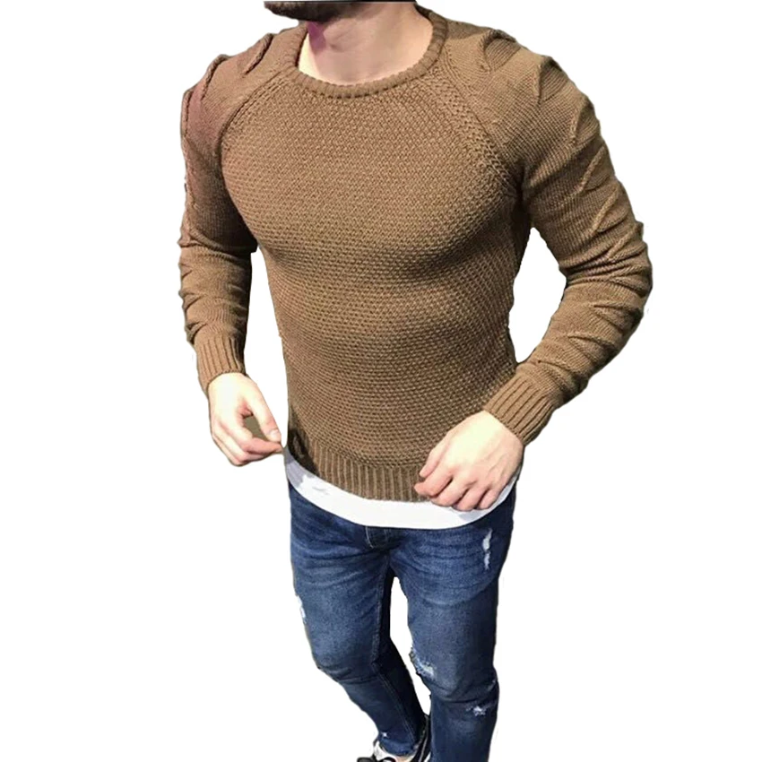 Men's Stylish Autumn Raglan Sleeve Sweater Round Neck Slim Fit Sweater Man Hipster Long Sleeves Solid Color Knitted Sweaters men
Men's Stylish Autumn Raglan Sleeve Sweater Round Neck Slim Fit Sweater Man Hipster Long Sleeves Solid Color Knitted Sweaters men