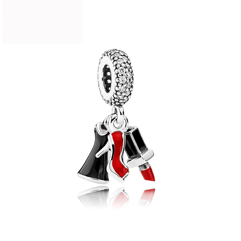 free shipping 1pc silver plated women gift dress shoe lipstick hanging bead Charms Fits European pandora Charm Bracelets A569
free shipping 1pc silver plated women gift dress shoe lipstick hanging bead Charms Fits European pandora Charm Bracelets A569