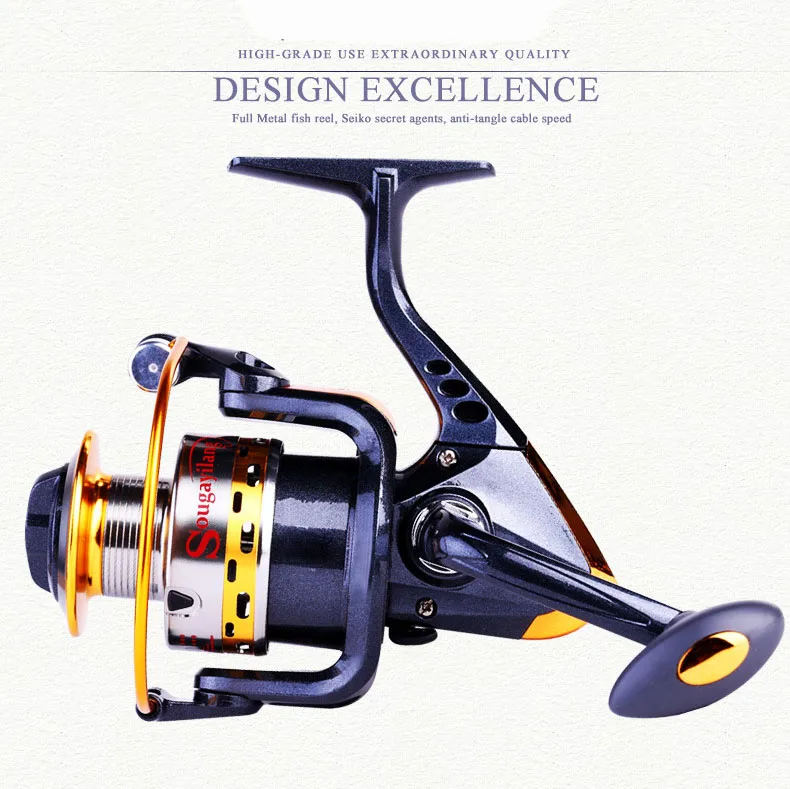 Low-cost sales YB2000-1 5.5:1 rotation rate metal high speed spinning adjustable fishing reels
Low-cost sales YB2000-1 5.5:1 rotation rate metal high speed spinning adjustable fishing reels